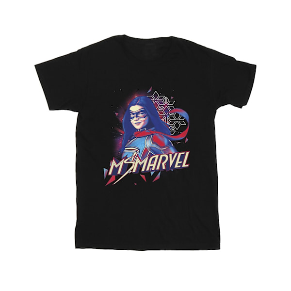 Marvel Ms Marvel Face Fade T-shirt L Svart Black L