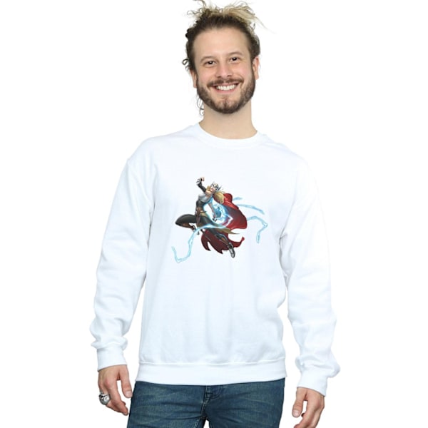 Marvel The Mighty Thor Goddess Of Thunder Sweatshirt 4XL W White 4XL