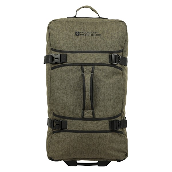Mountain Warehouse Wander 100L 2-hjulig resväska One Size Khaki Khaki Green One Size