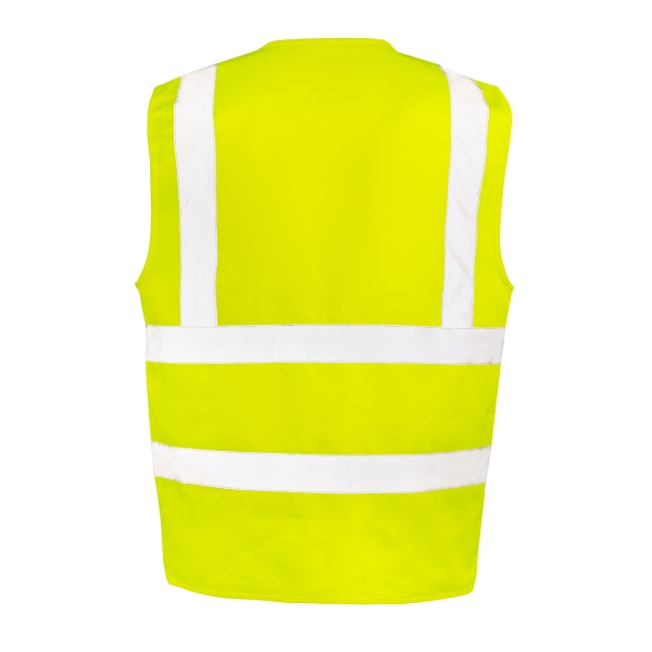 WORK-GUARD by Result Unisex Adult Heavy Duty Security Vest XL F Fluorescent Yellow XL