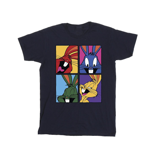 Looney Tunes Herr Bugs Pop Art T-shirt S Marinblå Navy Blue S