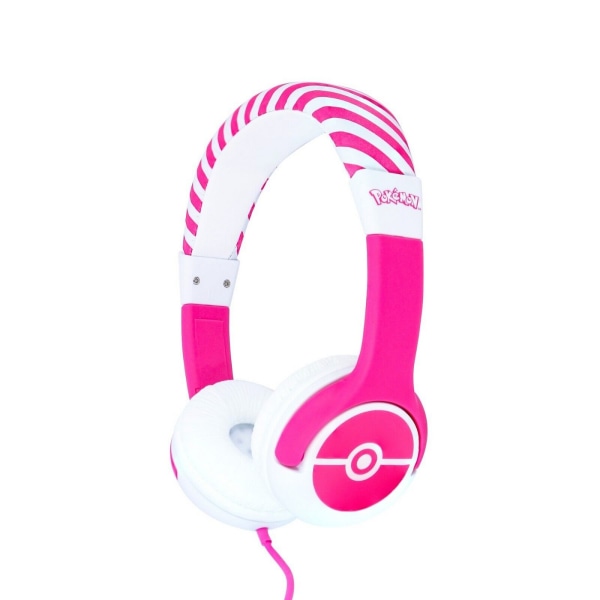 Pokemon Childrens/Kids Pokeball On-Ear-hörlurar One Size Pink Pink/White One Size