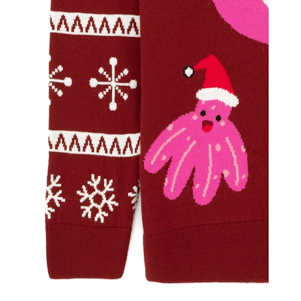 Baby Shark Dam/Kvinnor Mummy Shark Jultröja S Röd Red S