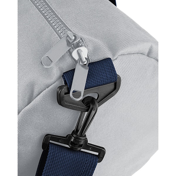 Bagbase Plain Varsity Barrel / Duffelväska (20 liter) En Storlek Light Grey/French Navy One Size