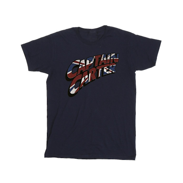 Marvel What If Captain Carter T-shirt 4XL Marinblå Navy Blue 4XL