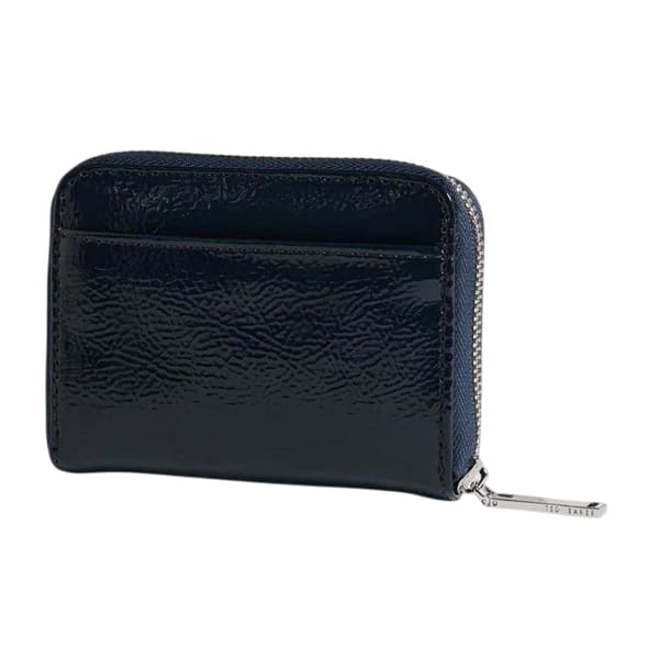 Ted Baker Crinkled Logo Plånbok En Storlek Marinblå Navy One Size