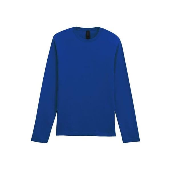 Gildan Herr Soft Style Långärmad T-shirt S Fan Deep Royal Fan Deep Royal S