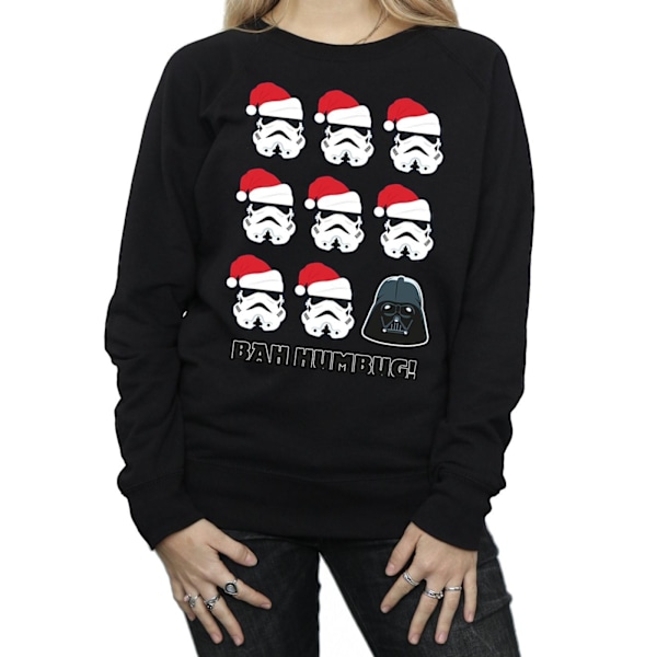 Star Wars Dam/Damer Jul Humbug Sweatshirt M Svart Black M