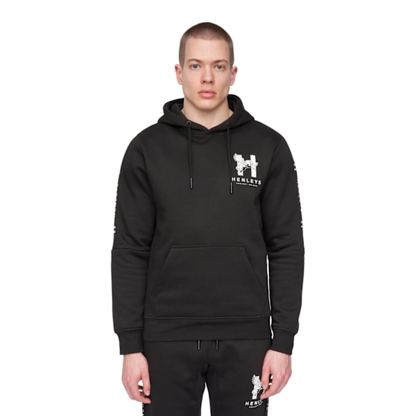 Henleys Herr Tapehen Hoodie M Svart Black M