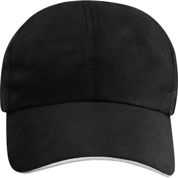Elevate NXT Morion Recycled 6 Panel Cool Baseball Cap One Size Solid Black One Size