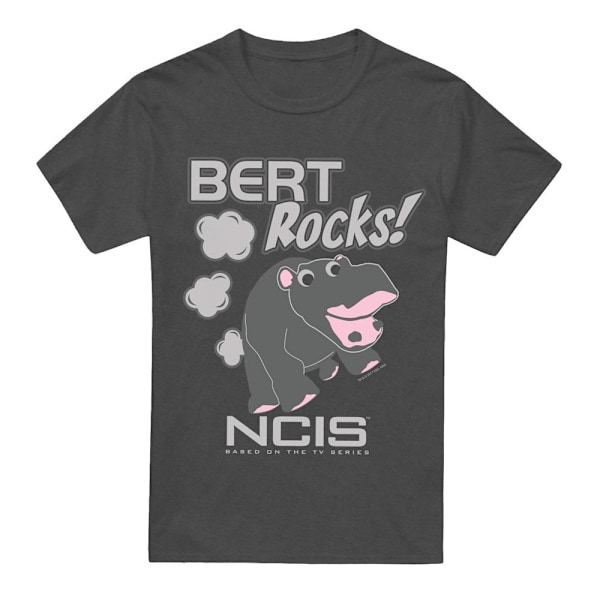 NCIS Unisex Vuxen Bert Rocks T-Shirt XL Charcoal Charcoal XL