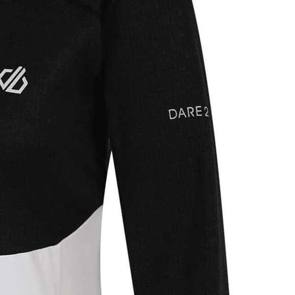 Dare 2B Convey II Hooded Core Stretch mellanlager för dam, storlek 14 White/Black 14 UK