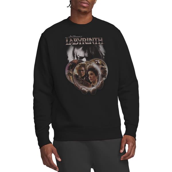 Labyrinth Unisex Vuxen Globe Sweatshirt S Svart Black S