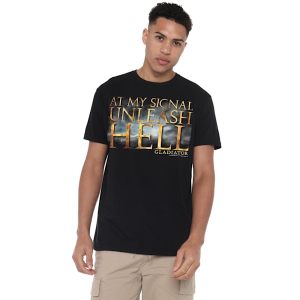 Gladiator Herr Unleash Hell T-Shirt M Svart Black M