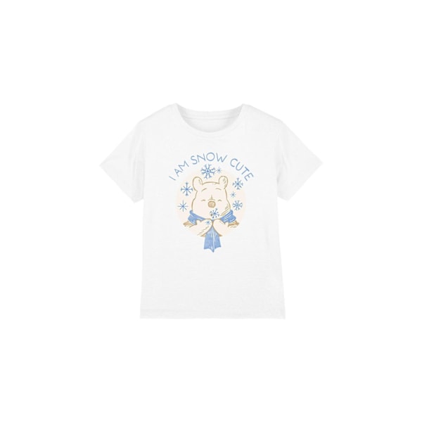 Winnie the Pooh Barn/Kids Jag är Snö Söt T-shirt 5-6 År White 5-6 Years