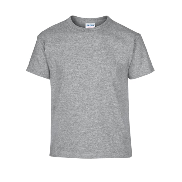Gildan Barn/Barn Bomull Tung Kortärmad T-shirt 5-6 År Sports Grey Sports Grey 5-6 Years