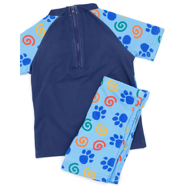Blue's Clues & You! Pojkars tvådelad baddräkt 18-24 månader Blå Blue 18-24 Months