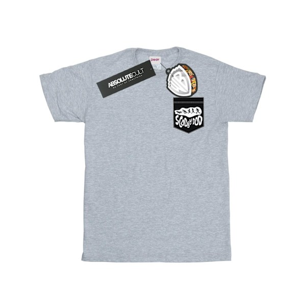 Scooby Doo herr T-shirt med ficka 3XL Sports Grey Sports Grey 3XL