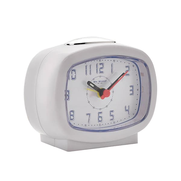 Hometime Analog Väckarklocka En Storlek Vit White One Size