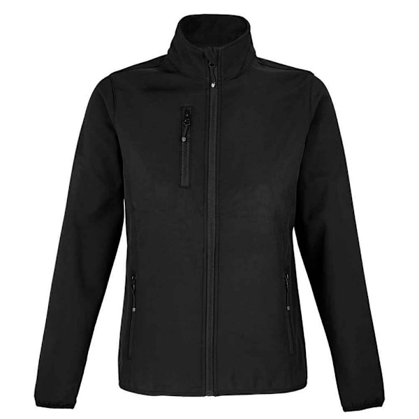 SOLS Dam/Kvinna Falcon Softshell Återvunnen Softshelljacka Black XL