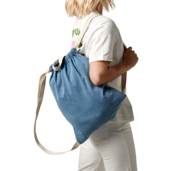 Bagbase Denim Gymsac One Size Light Denim Light Denim One Size