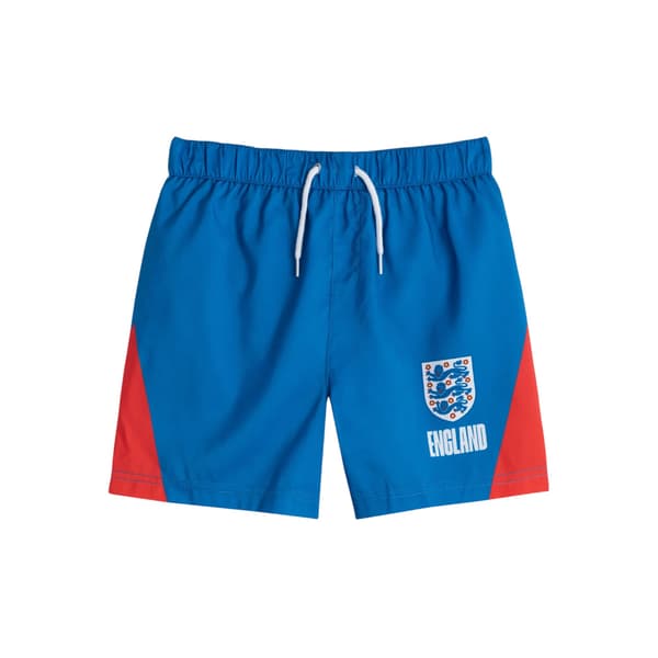 England FA Pojkar Crest Badshorts 2-3 år Blå Blue 2-3 Years