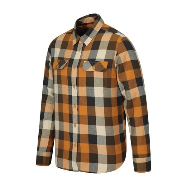 Mountain Warehouse Trace Flanell Långärmad Skjorta Herr S Rost Rust S