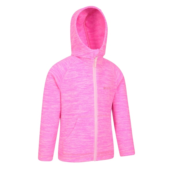 Mountain Warehouse Barn/Barn Snowdonia II Hoodie med Hel Dragkedja Bright Pink 9-10 Years