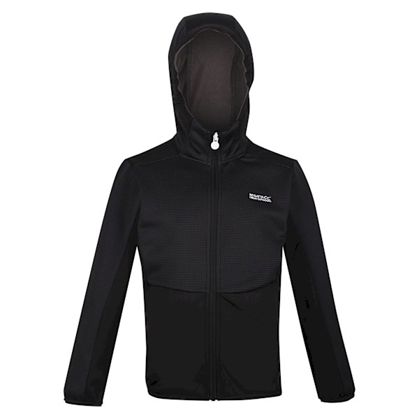 Regatta Barn/Barn Highton Full Zip Fleecejacka 7-8 År Black 7-8 Years