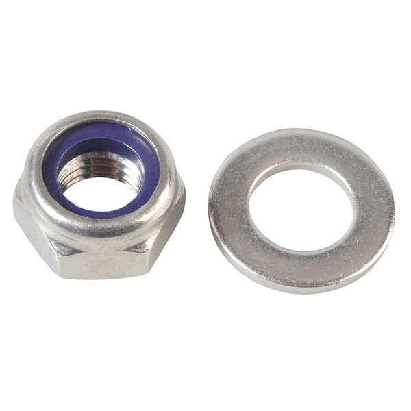 Forgefix Sexkantmuttrar med Nyloninsatser, Rostfritt Stål M12 ForgePack 6 Multi Colour M12 ForgePack 6