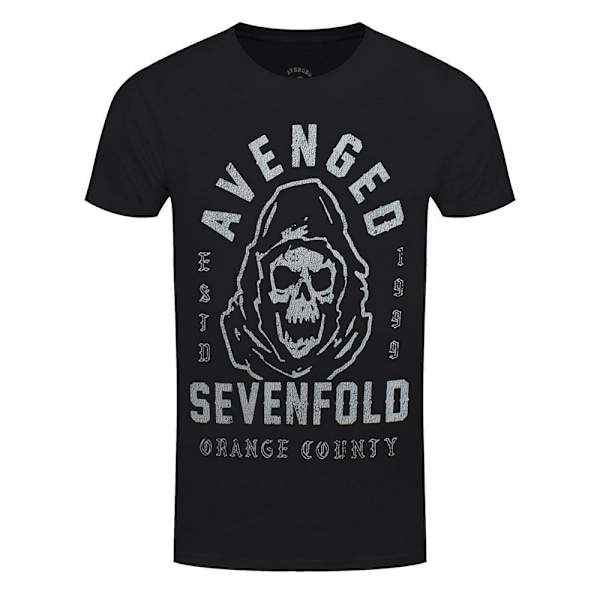 Avenged Sevenfold Unisex Adult So Grim Orange County Bomull T-shirt L Svart Black L