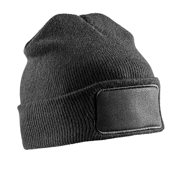 Result Äkta Återvunnen Unisex Vuxen Thinsulate Tryckbar Mössa Black One Size