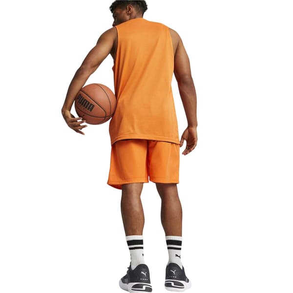 Puma Herr Team Basketshorts XXL Orange Orange XXL