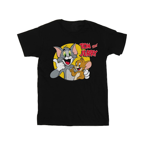 Tom And Jerry Dam T-shirt i bomull för kvinnor/damer Black M