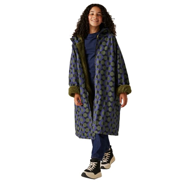 Regatta Barn/Barn Orla Kiely Prickig Ombytesrock 5-9 År Blue/Dark Olive 5-9 Years