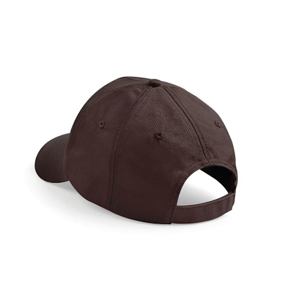 Beechfield Unisex Original 5-Panel Baseballkeps i enfärgad design, One Size Chocolate One Size
