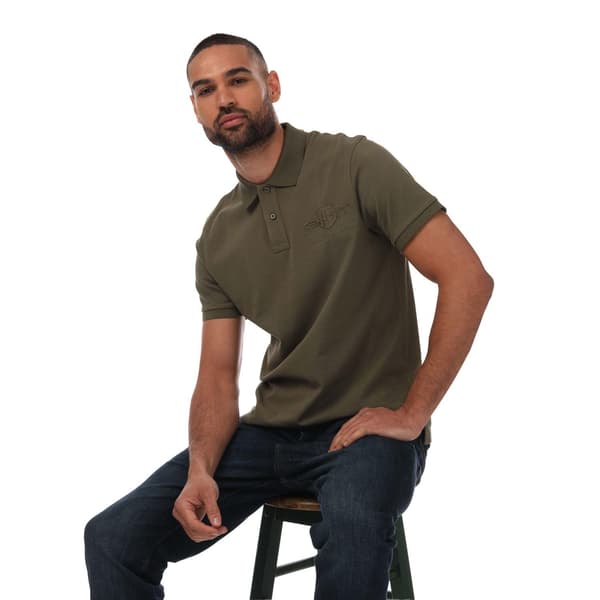Gant Herr Shield Pikétröja L Grön Green L