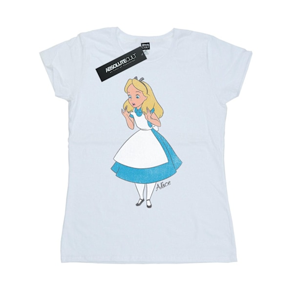 Alice i Underlandet Dam/Dam Alice T-shirt XS Vit White XS