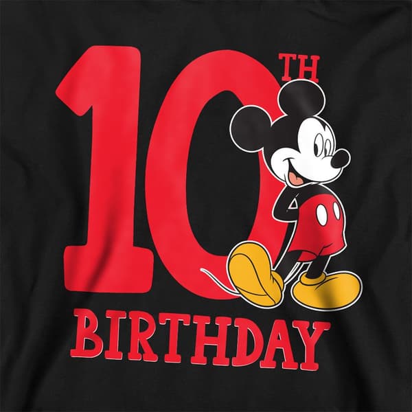 Disney Barn/Barn Mickey Mouse Tröja 10-årsdag Pullover Navy 5-6 Years