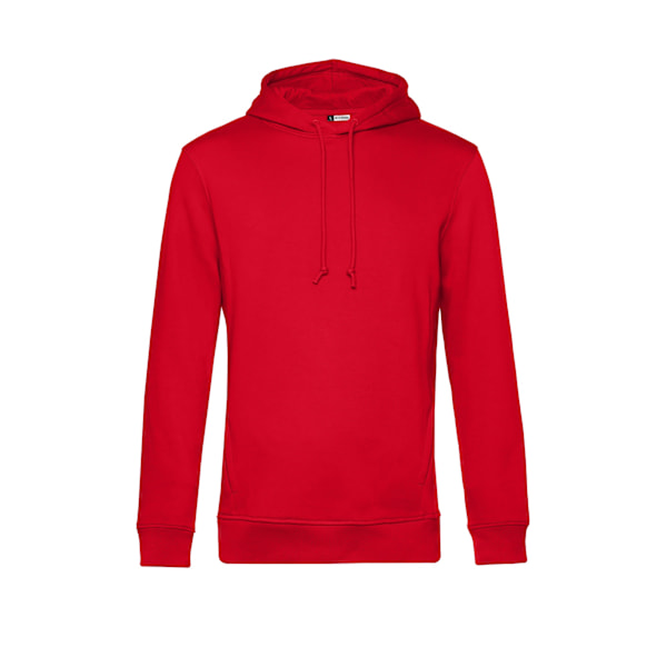 B&C Herr Organic Hoodie S Röd Red S