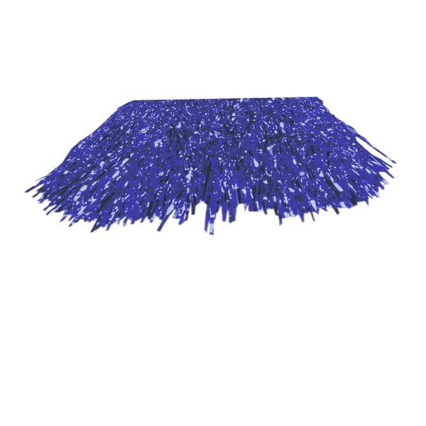 Smiffys Metalliska Pom Poms (2-pack) One Size Blå Blue One Size