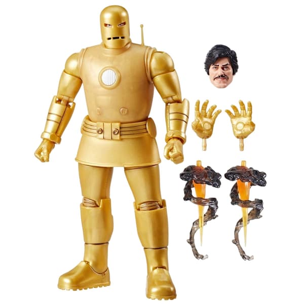 Iron Man Modell 01 Actionfigur En Storlek Guld Gold One Size