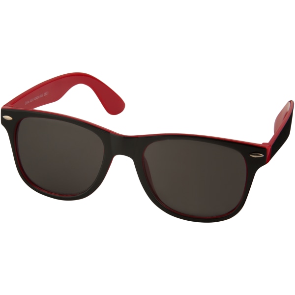 Bullet Sun Ray solglasögon - svart med färgpop 14,5 x 15 x 5 Red/Solid Black 14.5 x 15 x 5 cm