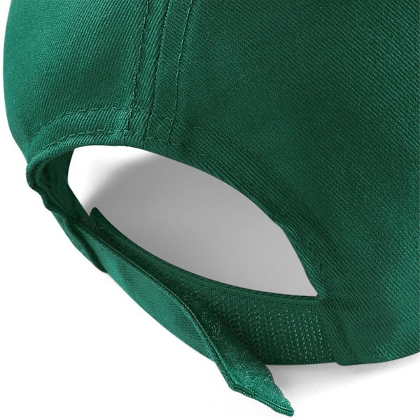Beechfield Unisex Ultimate 5 Panel Baseball Cap (2-pack) One Bottle Green One Size