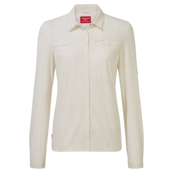 Craghoppers Womens/Ladies Pro IV långärmad skjorta 8 UK Sea Sa Sea Salt White 8 UK