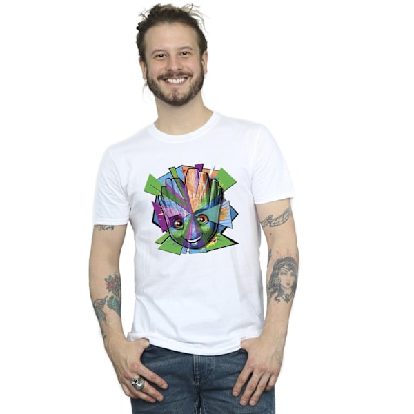 Marvel Herr Guardians Of The Galaxy Groot Shattered T-Shirt S W White S