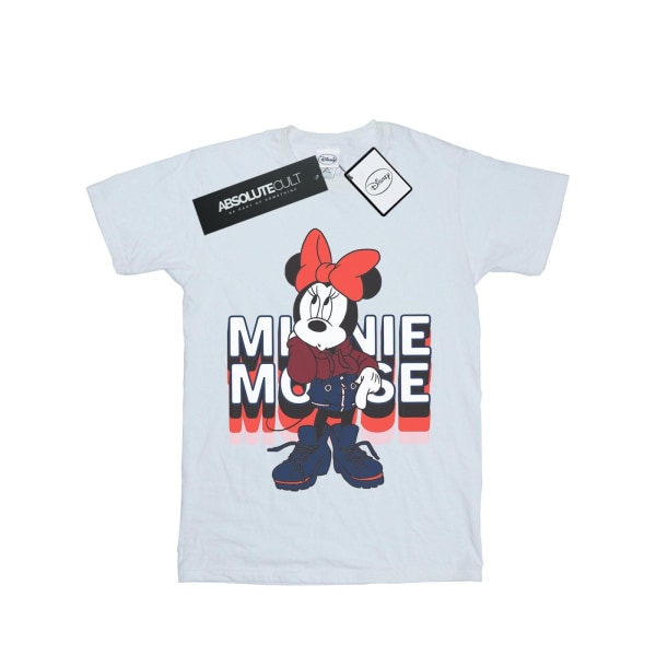 Disney Boys Minnie Mouse In Hoodie T-Shirt 7-8 Years White White 7-8 Years