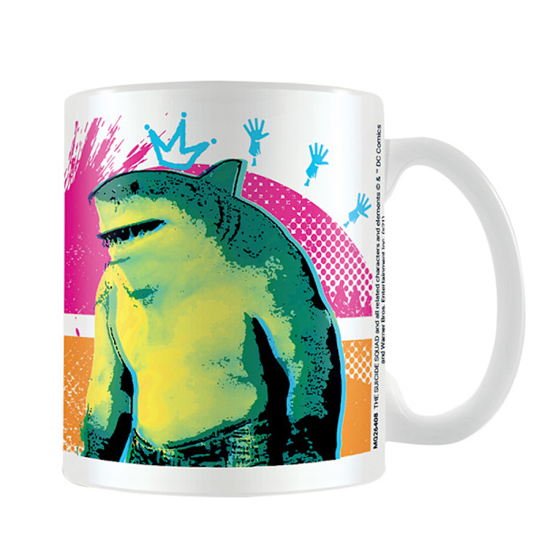 Suicide Squad Nom Nom King Shark Mugg En Storlek Flerfärgad Multicoloured One Size
