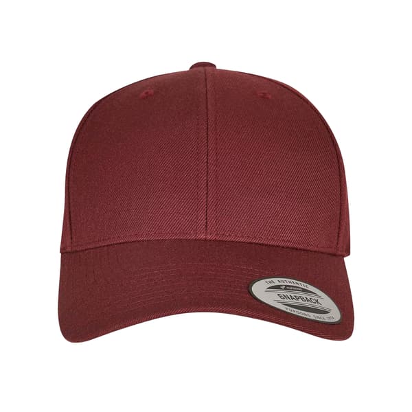 Flexfit Unisex Vuxen Premium Snapback Cap One Size Maroon Maroon One Size
