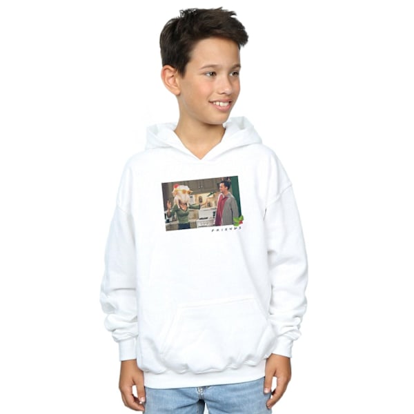 Friends Boys Turkey Head Hoodie 12-13 år Vit White 12-13 Years